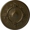 Ekena Millwork Flower Ceiling Medallion (Fits Canopies up to 3 7/8"), Hand-Painted Brass, 27"OD x 1 1/8"P CM27FLBRS - alternate 1